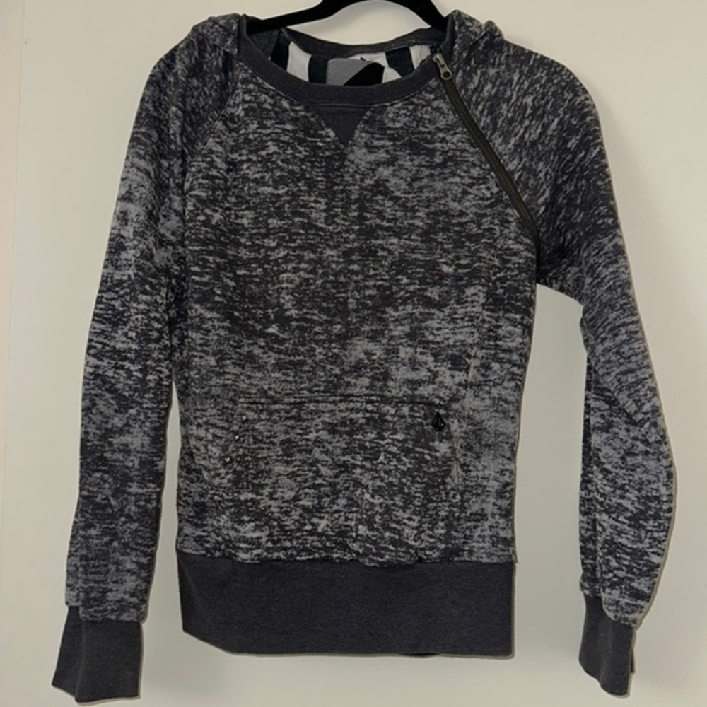 Volcom hoody sweater acid wash